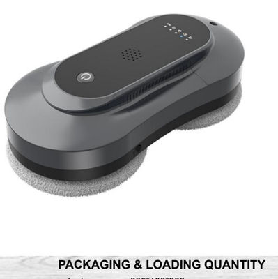 เครื่องทําความสะอาดหน้าต่างหุ่นยนต์ขนาด 500mAh ความจุสูง 65dB ระดับเสียงเสียงด้วยรีโมทคอนโทรล