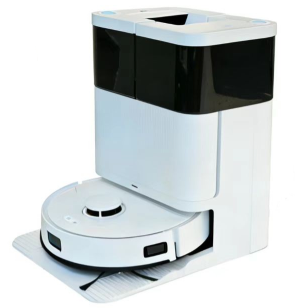 เครื่องซักฝุ่นหุ่นยนต์อัตโนมัติ Rotary Mop Robot With Obstacle Detection Self Wash Mop OEM